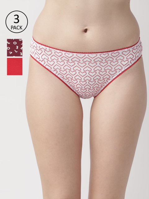 

Marks & Spencer Women Pack of 3 Briefs T611921K, Red