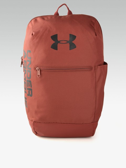 

UNDER ARMOUR Unisex Rust Red Brand Logo Patterson Laptop Backpack