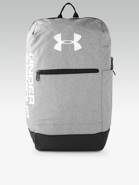 

UNDER ARMOUR Unisex Grey Brand Logo Patterson Laptop Backpack