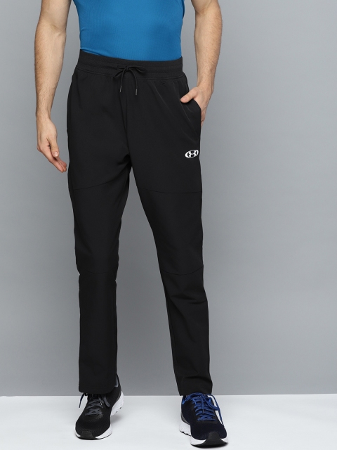 

UNDER ARMOUR Men Black Unstoppable 96 Tearaway Solid Trackpants