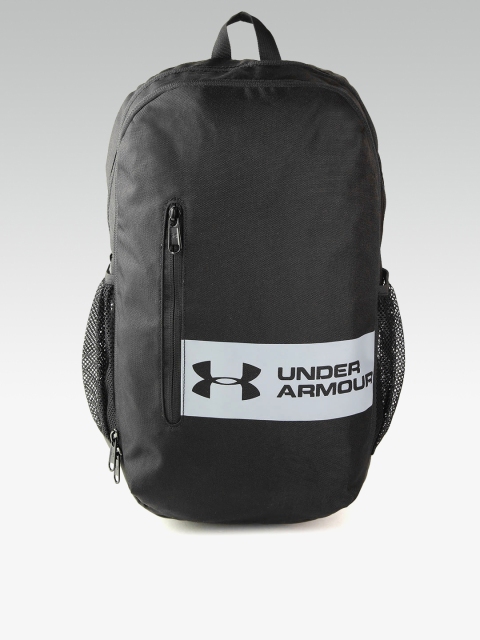 

UNDER ARMOUR Unisex Black Brand Logo Roland Laptop Backpack