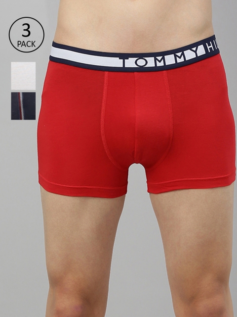 

Tommy Hilfiger Men Pack Of 3 Trunks A9AB4172, Red