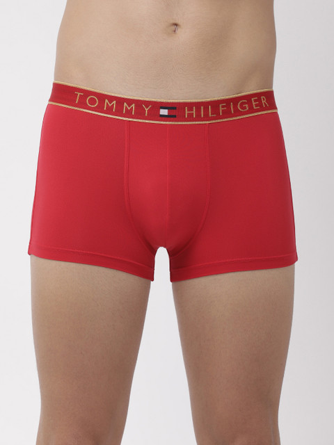 

Tommy Hilfiger Men Red Solid Trunks A9AB4169