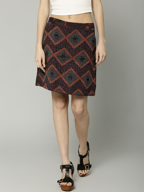 

Marks & Spencer Multicoloured Jacquard A-Line Mini Skirt, Multi