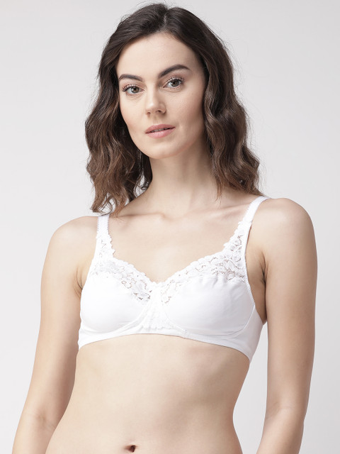 

Marks & Spencer White Lace Non-Wired Non Padded Everyday Bra T337189