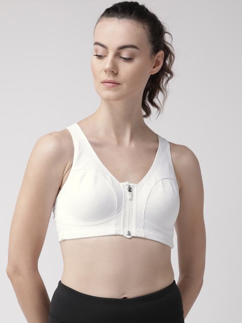 

Marks & Spencer White Solid Non-Wired Non Padded Sports Bra T336470AWHITE