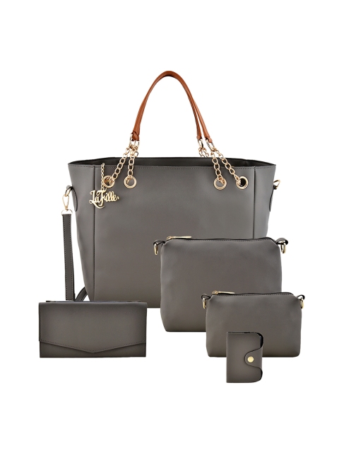 

LaFille Set of 5 Grey Solid Bag