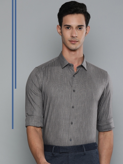 

Louis Philippe Sport Men Grey Super Slim Fit Self Checked Casual Shirt