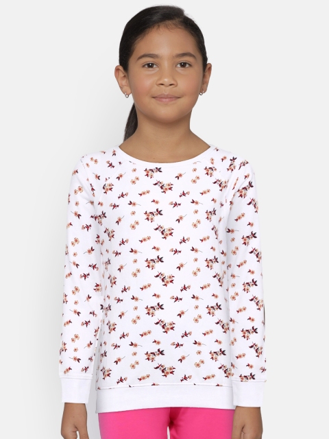 

Allen Solly Junior Girls White Printed Sweatshirt