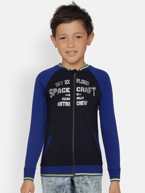 

Allen Solly Junior Boys Blue Printed Sweatshirt