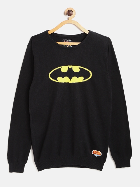 

Allen Solly Junior Boys Black Batman Patterned Detail Sweater