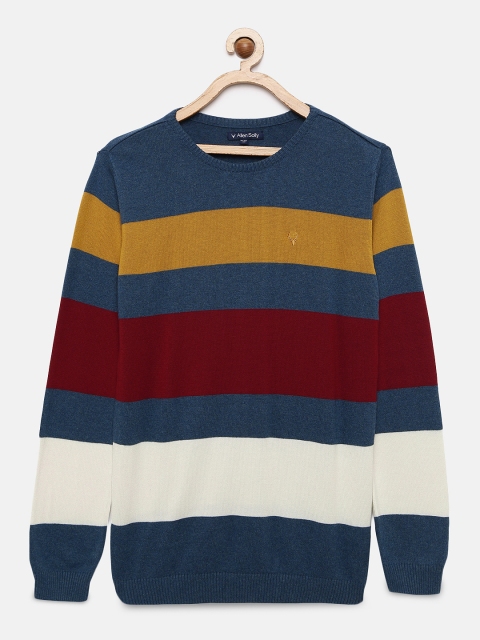

Allen Solly Junior Boys Multicoloured Striped Sweater, Multi