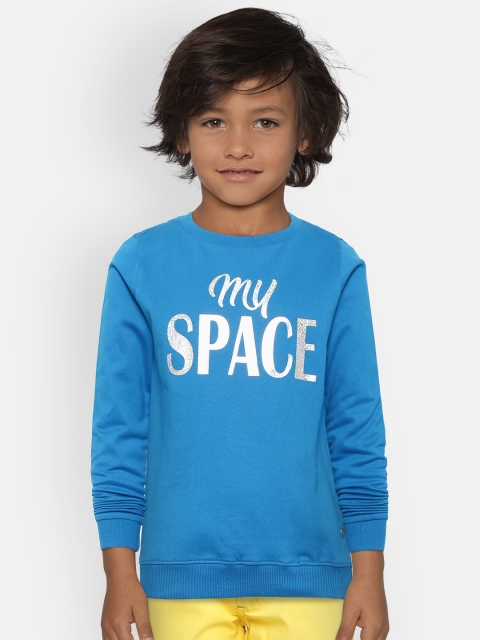 

Allen Solly Junior Girls Blue Printed Sweatshirt