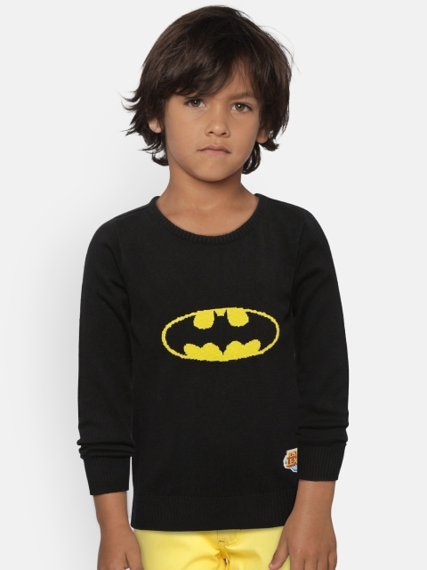 

Allen Solly Junior Boys Black Batman Patterned Detail Sweater