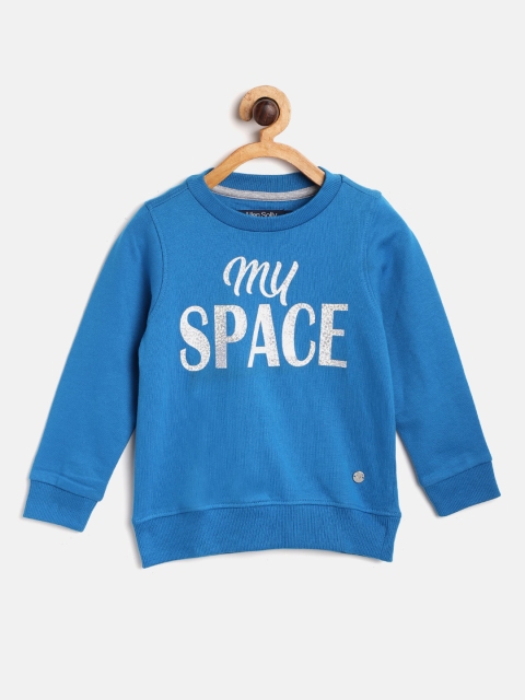 

Allen Solly Junior Girls Blue Printed Sweatshirt