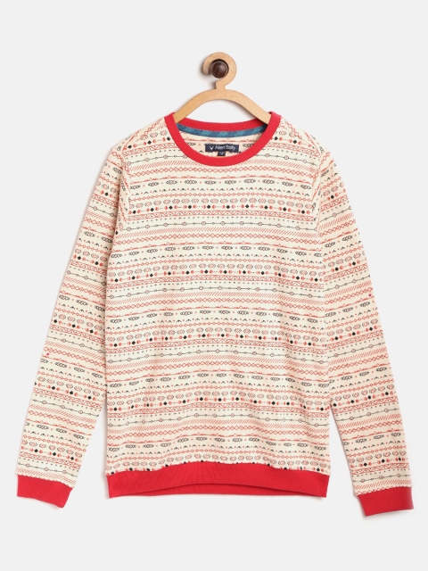 

Allen Solly Junior Girls Beige & Red Printed Sweatshirt
