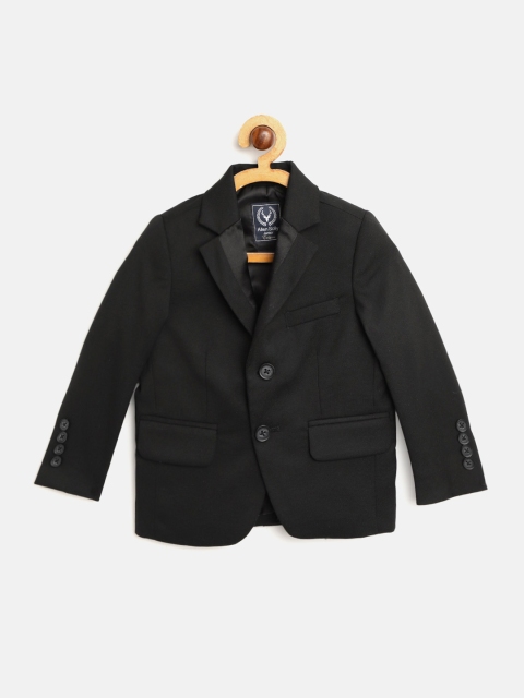 

Allen Solly Junior Boys Black Solid Single-Breasted Casual Blazer
