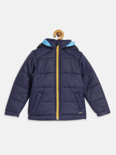 

Allen Solly Junior Boys Blue Solid Padded Jacket