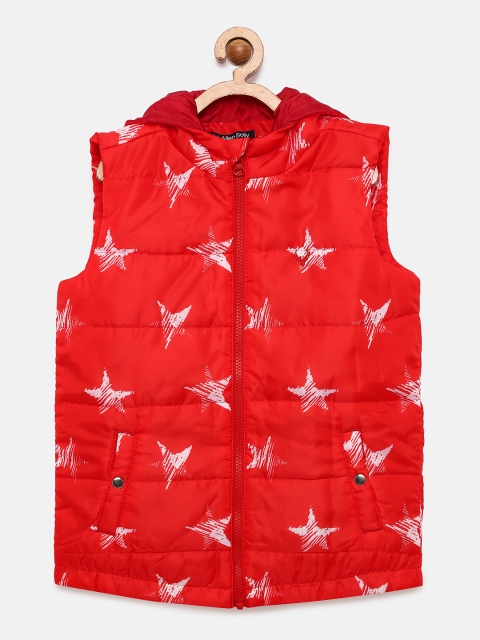 

Allen Solly Junior Girls Red Printed Jacket