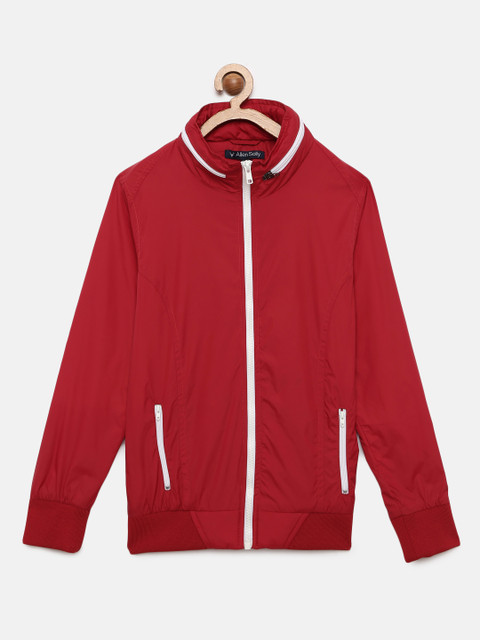 

Allen Solly Junior Boys Red Solid Jacket