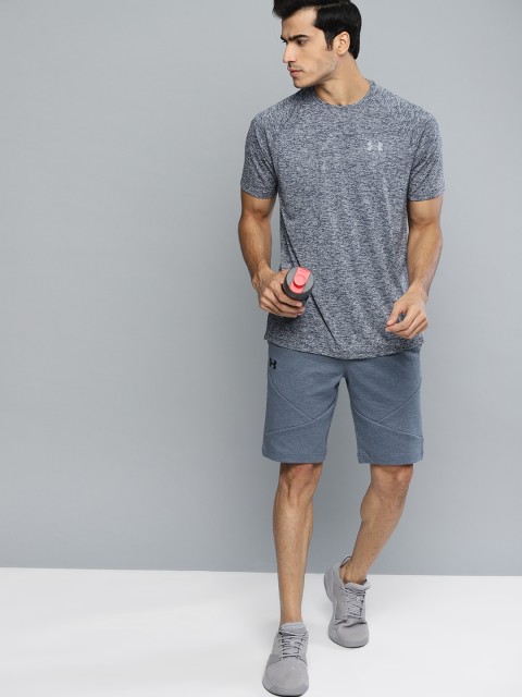 

UNDER ARMOUR Men Navy & Grey Tech 2.0 Short Sleeve T-shirt, Navy blue