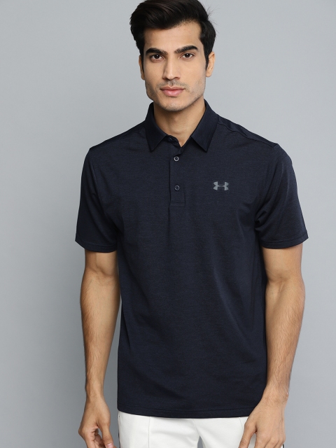

UNDER ARMOUR Men Navy Playoff Polo 2.0 T-shirt, Navy blue