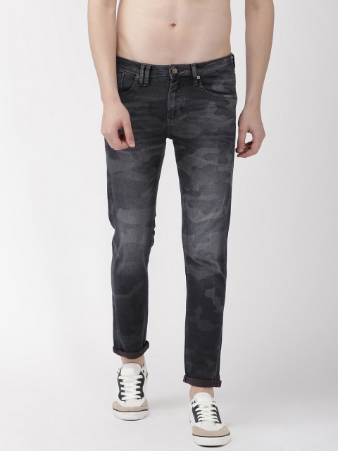 

Flying Machine Men Blue Camouflage Jackson Skinny Fit Clean Look Stretchable Jeans