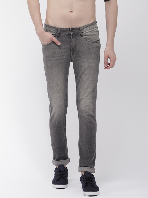 

Flying Machine Men Grey Jackson Skinny Fit Low-Rise Clean Look Stretchable Jeans