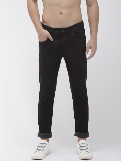 

Flying Machine Men Black Skinny Jackson Fit Low-Rise Clean Look Stretchable Jeans