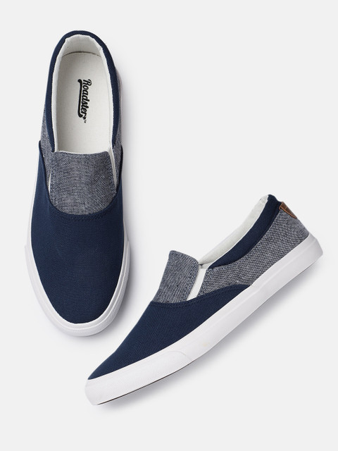 

Roadster Men Blue Slip-On Sneakers
