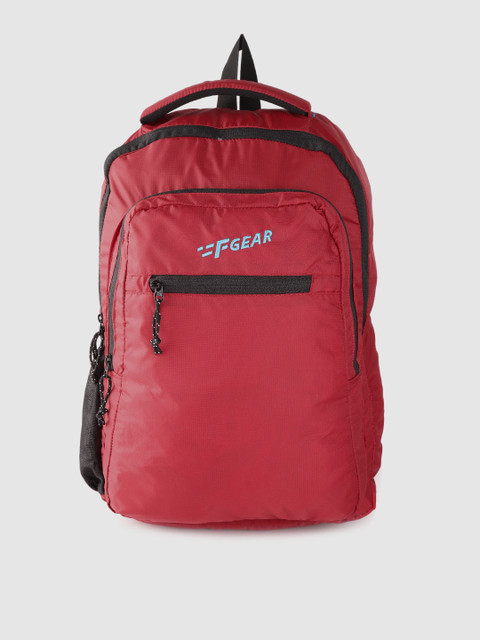 

F Gear Unisex Maroon Solid Laptop Backpack