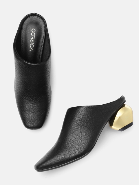 

CORSICA Women Black Solid Mules