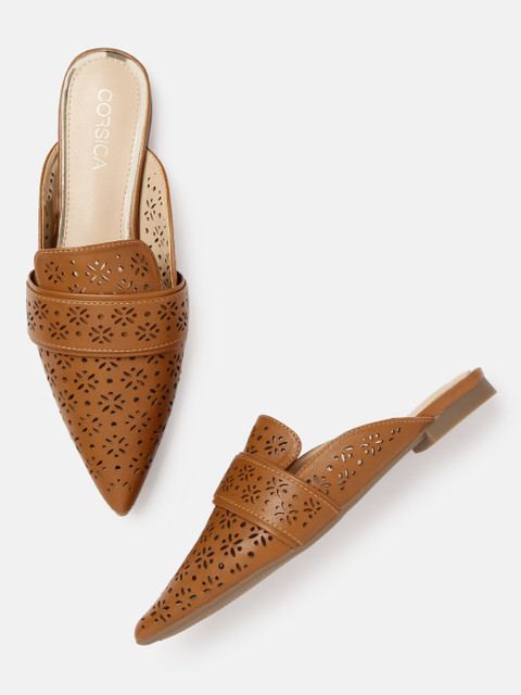 

CORSICA Women Brown Solid Mules