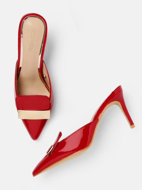 

CORSICA Women Red Solid Mules