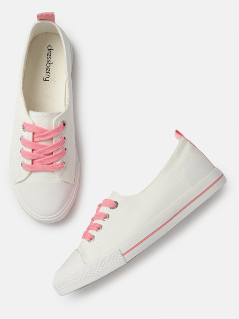 

DressBerry Women White Sneakers