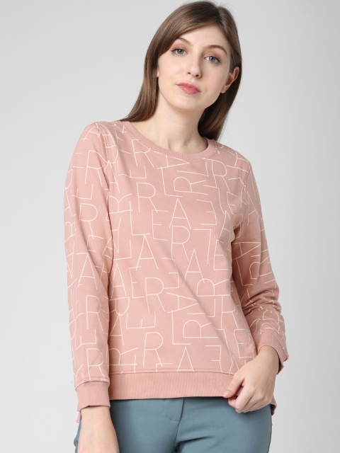 

Vero Moda Women Pink Printed Sweatshirt