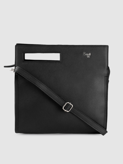 

Baggit Black Solid Handheld Bag