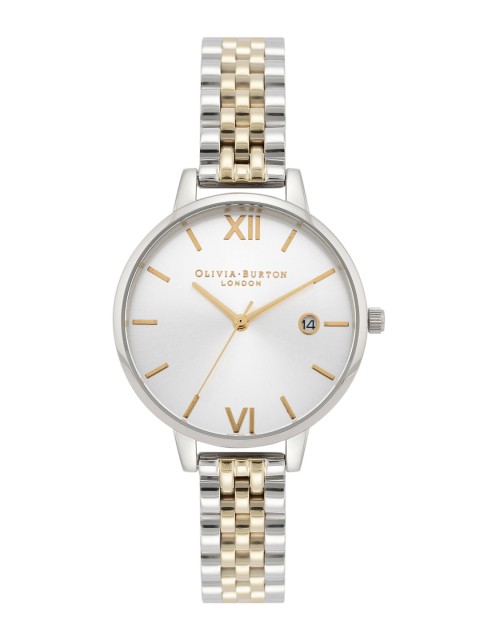 

OLIVIA BURTON LONDON Women Silver-Toned Analogue Watch OB16DE05W