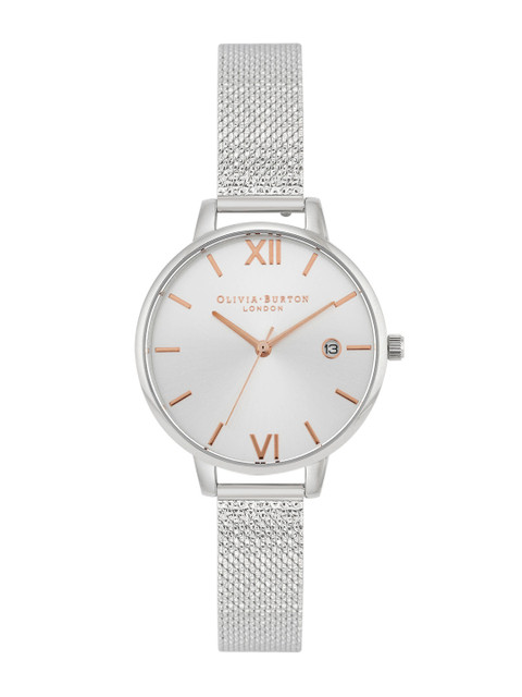 

OLIVIA BURTON LONDON Women Silver-Toned Analogue Watch OB16DE01W