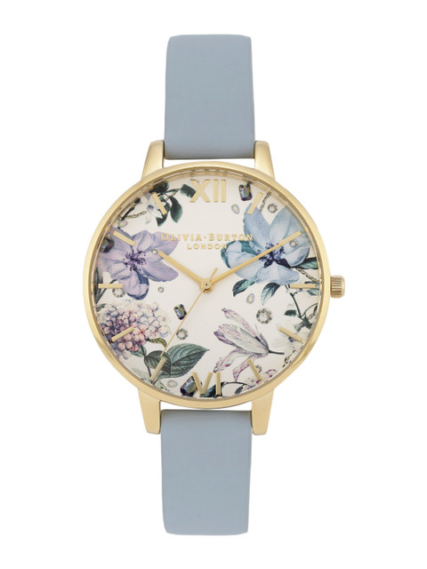 

OLIVIA BURTON LONDON Women White Leather Analogue Watch