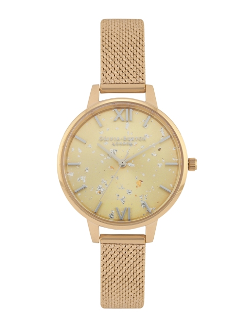 

OLIVIA BURTON LONDON Women Gold-Toned Analogue Watch OB16GD12W