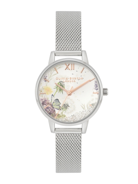 

OLIVIA BURTON LONDON Women Silver-Toned Analogue Watch OB16SG03W