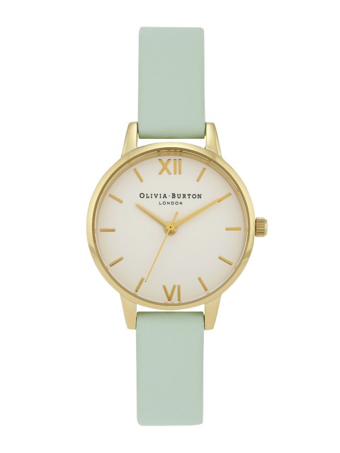 

OLIVIA BURTON LONDON Women White Leather Analogue Watch OB16MDW37W