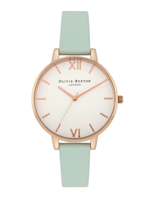 

OLIVIA BURTON LONDON Women White Leather Analogue Watch OB16BDW36W