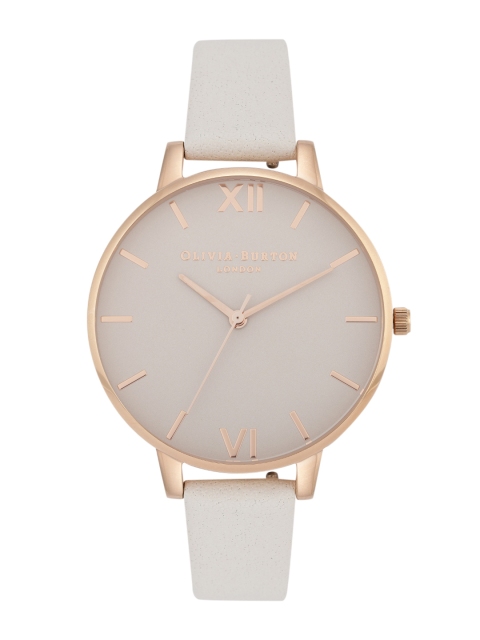 

OLIVIA BURTON LONDON Women Cream-Coloured Leather Analogue Watch OB16BD95W