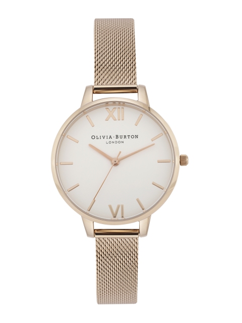 

OLIVIA BURTON LONDON Women White Analogue Watch OB16DE10W