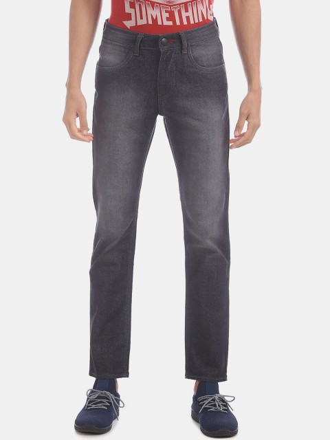 

Newport Men Grey Slim Fit Mid-Rise Clean Look Stretchable Jeans