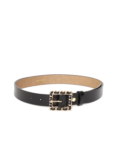 

DressBerry Women Black Solid Belt