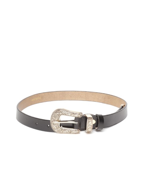

DressBerry Women Black Solid Belt