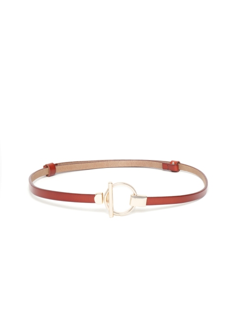 

DressBerry Women Maroon Solid Belt